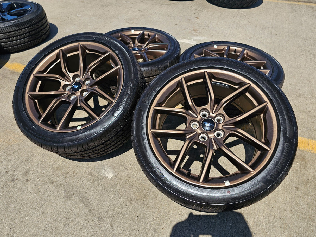 19" Ford Mustang GT Performance Track Pack OEM 10596 wheels rims 2025 2026 NEW Texas Truck Tire