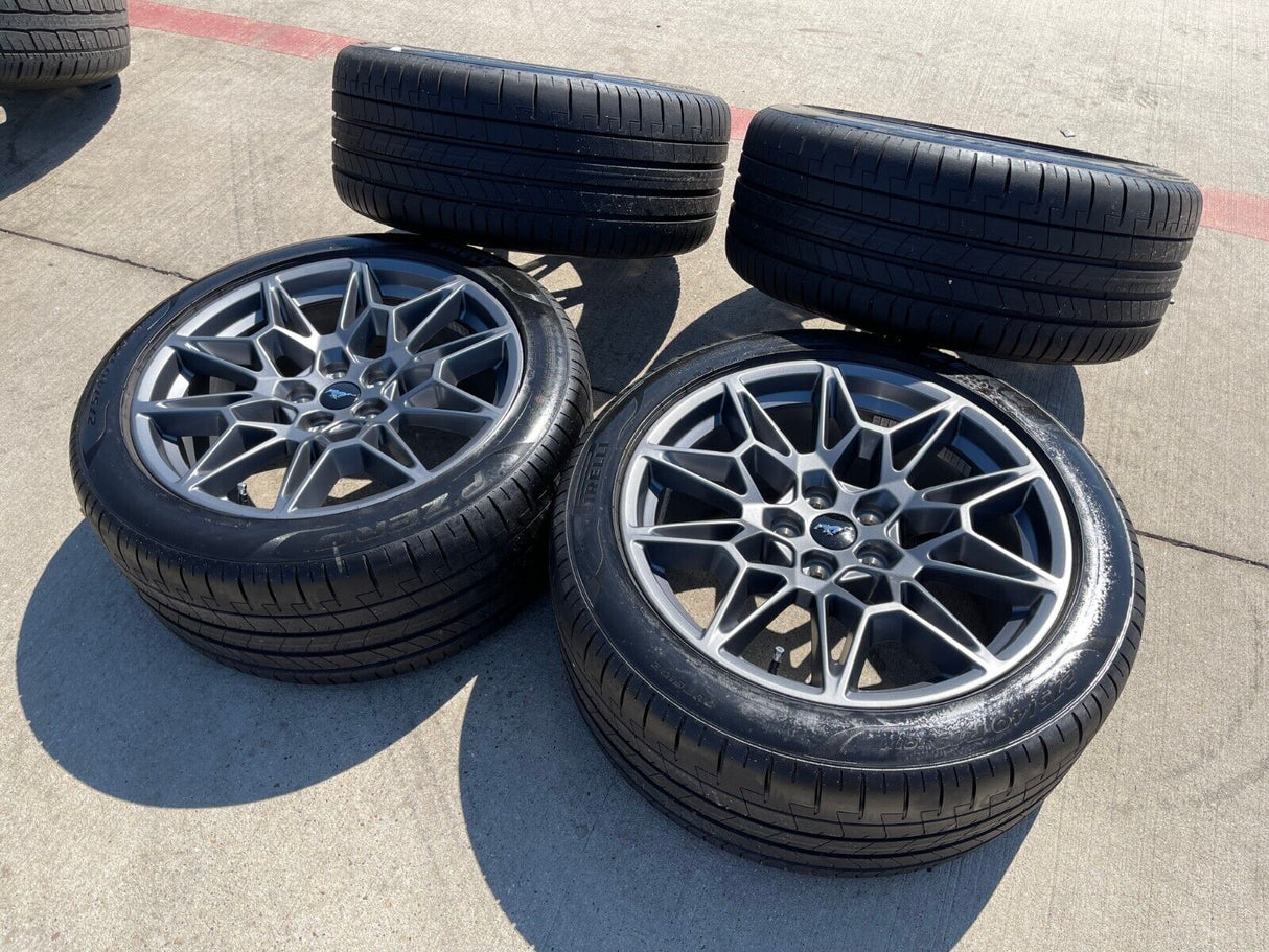 19" Ford Mustang GT Performance Track Pack OEM wheels rims 2023 2024 2025 NEW Texas Truck Tire