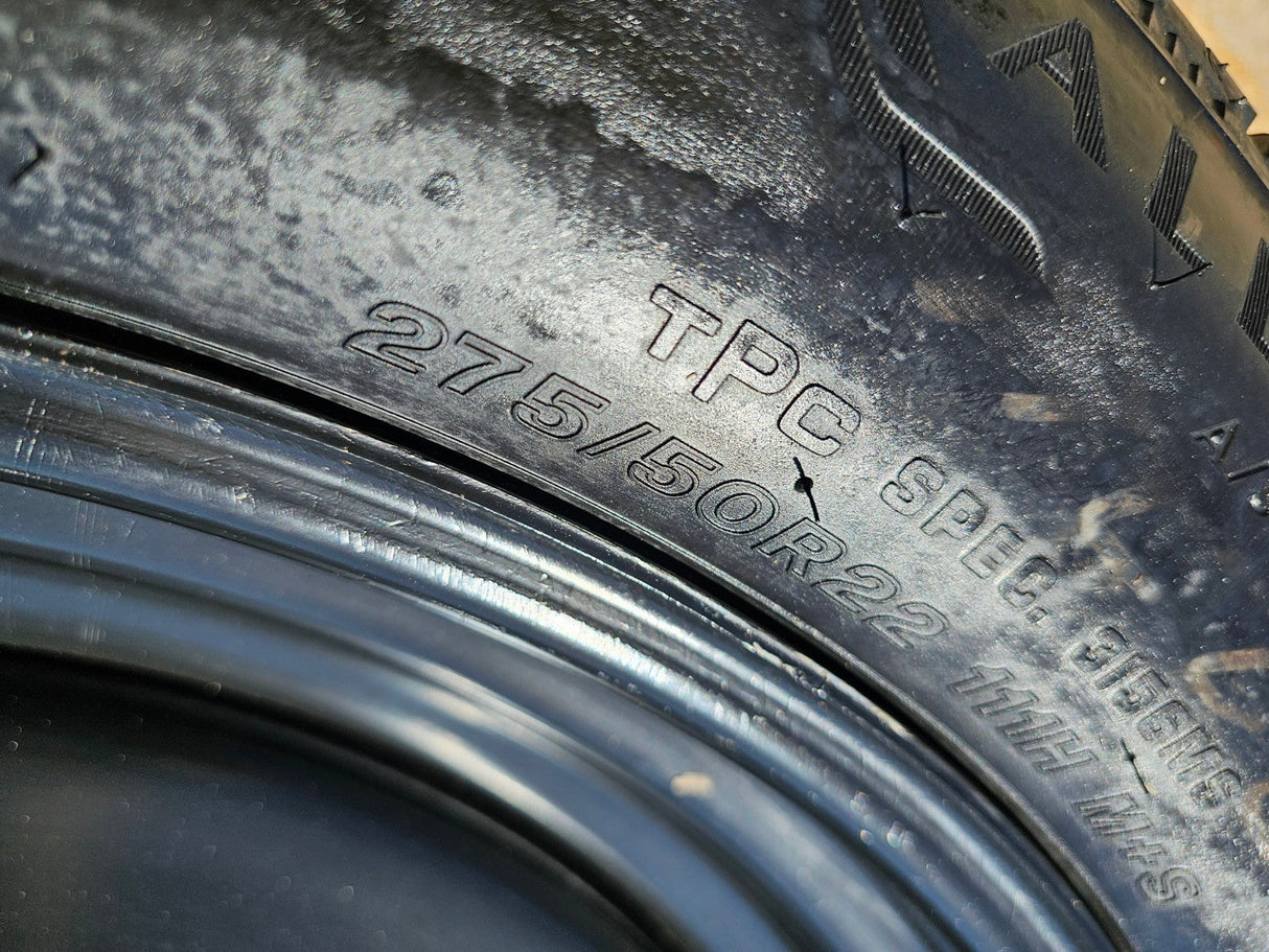 22" Chevy GMC Transport Steel OEM wheel rim Sierra Silverado Escalade tire NEW Texas Truck Tire
