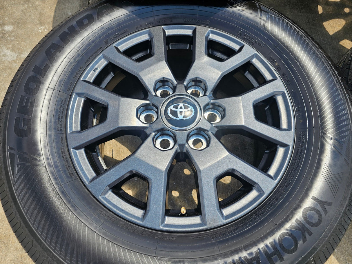 17" Toyota 4Runner Tacoma TRD OEM 94254 10637 wheels rims 2024 2025 2026 NEW Texas Truck Tire