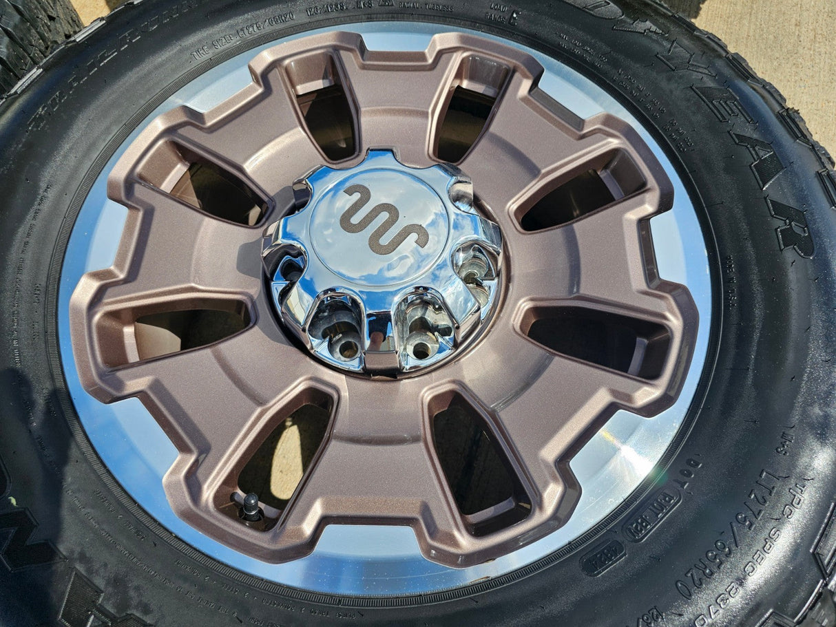 20" Ford F-250 F-350 OEM 10487 LIMITED KING RANCH tan wheels rims GOODYEAR Texas Truck Tire