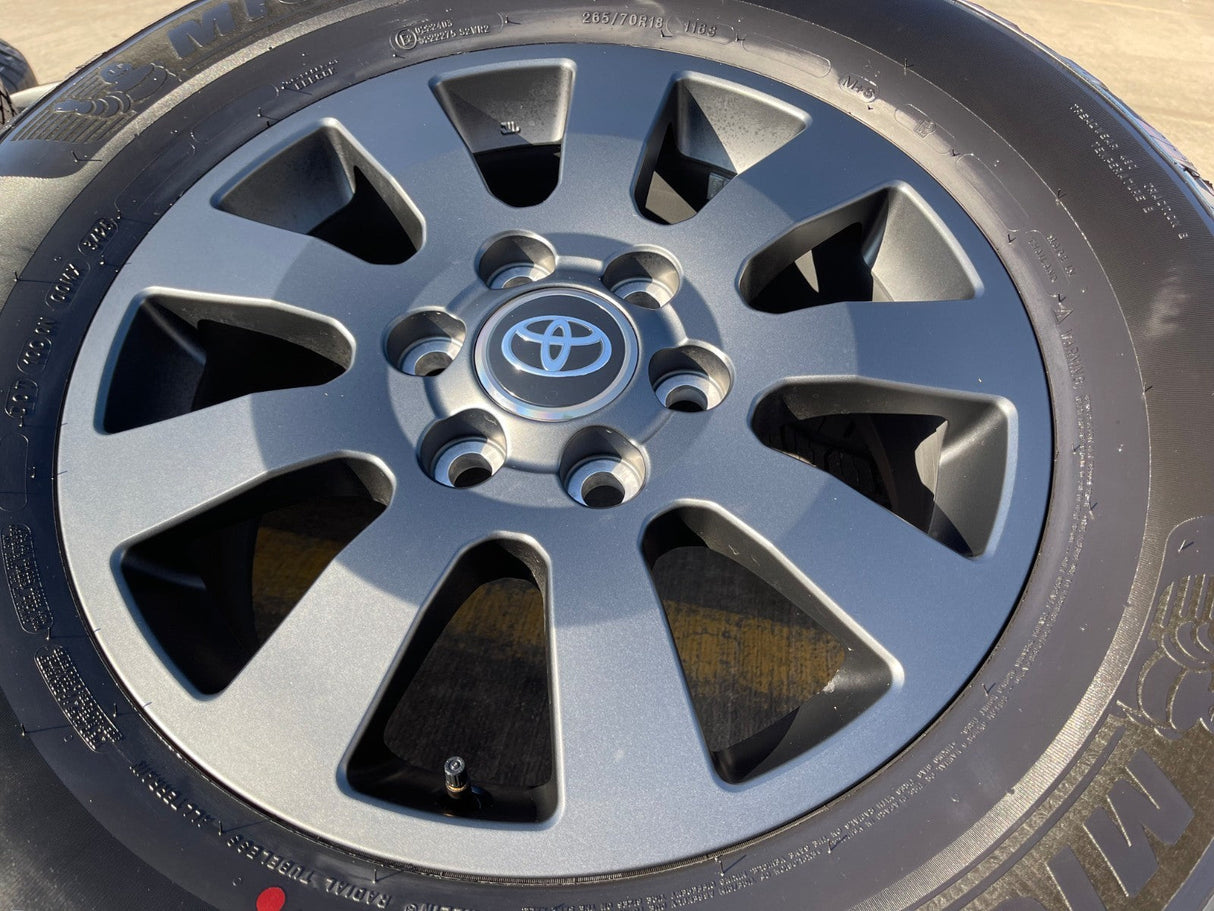18" Toyota Land Cruiser OEM TRD wheels rims 95952 Tundra Sequoia MICHELIN NEW Texas Truck Tire