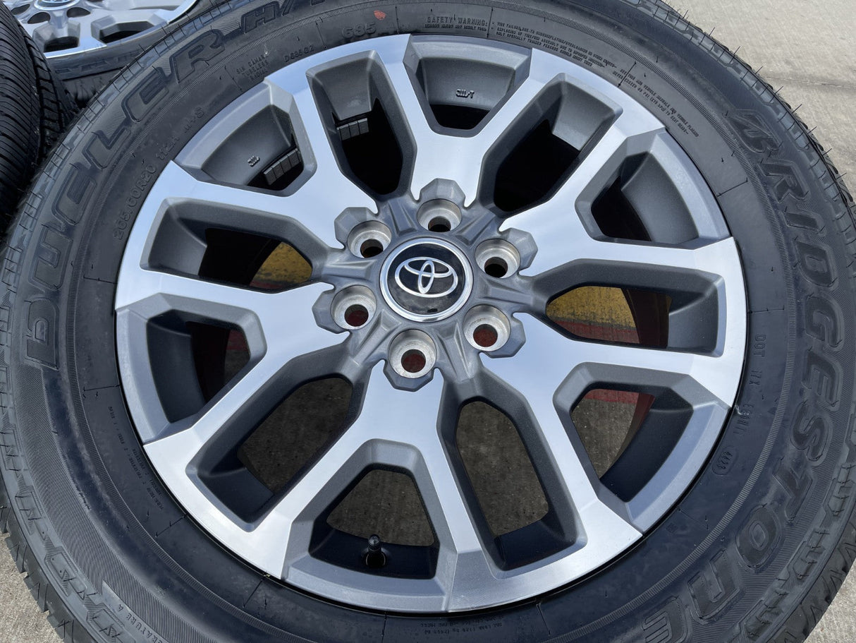 20" Toyota Tundra TSS TRD OEM wheels rims 95359 75277 Sequoia 2024 2025 2026 NEW Texas Truck Tire