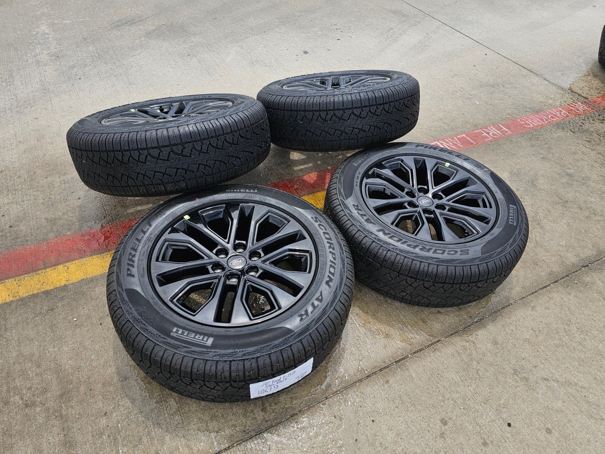 20" Ford F-150 LARIAT Limited OEM 10619 rims wheels Expedition 2026 PIRELLI NEW Texas Truck Tire