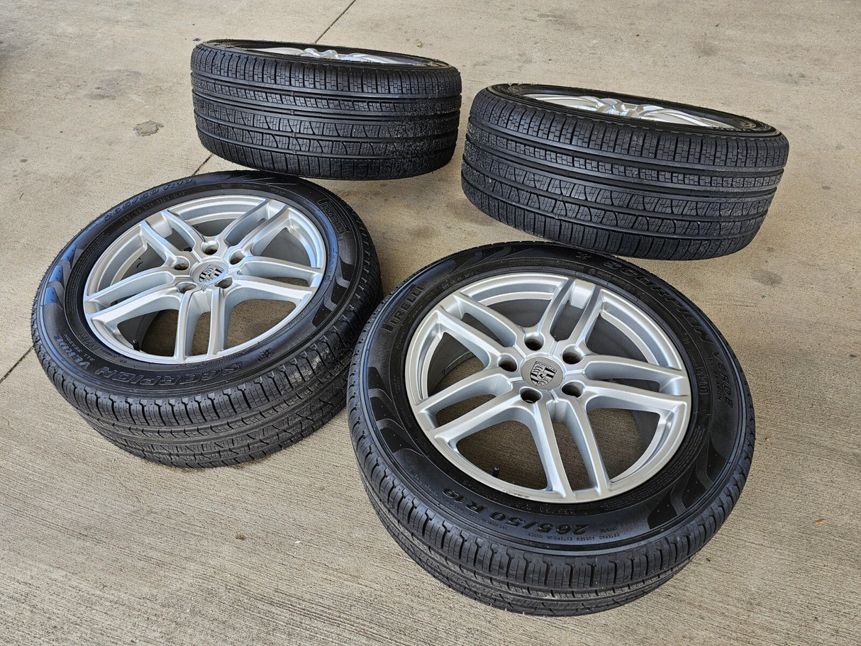 19" Porsche Cayenne OEM 67404 wheels rims tires PIRELLI Texas Truck Tire