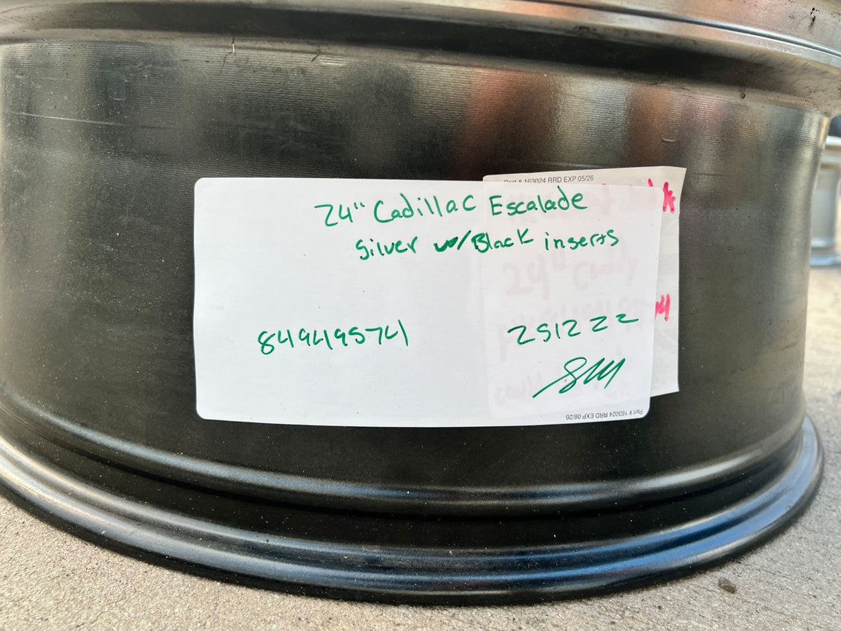(1) 24" Cadillac Escalade V Platinum OEM wheel rim spare 2024 2025 2026 Texas Truck Tire
