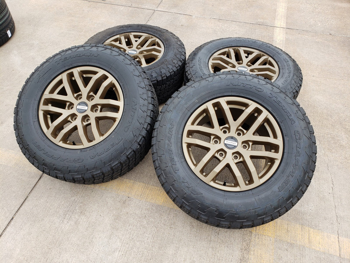 17" Ford Ranger Tremor OEM rims wheels 10431 BRONZE 2022 2023 2024 2025 Texas Truck Tire