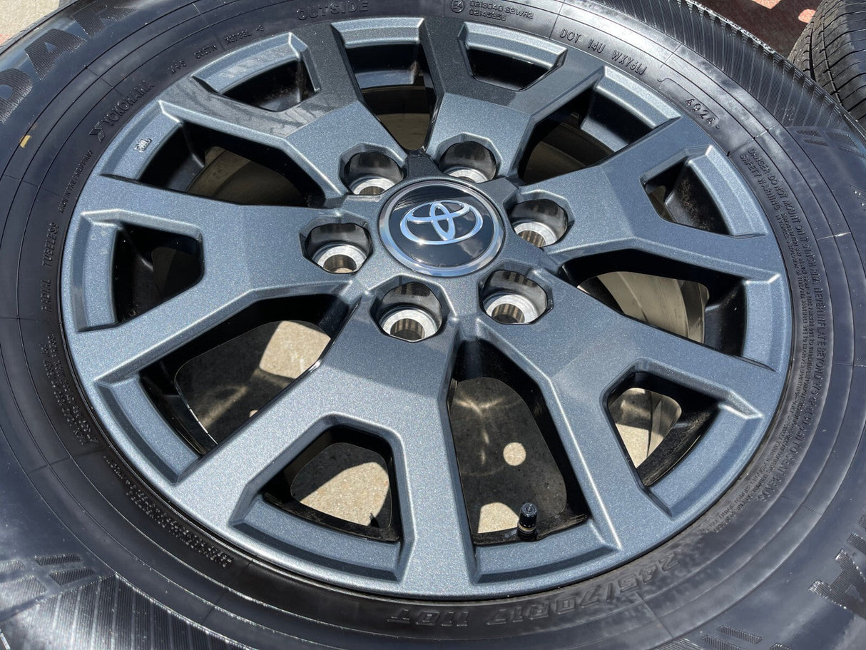 17" Toyota 4Runner Tacoma TRD OEM 94254 10637 wheels rims 2024 2025 2026 NEW Texas Truck Tire