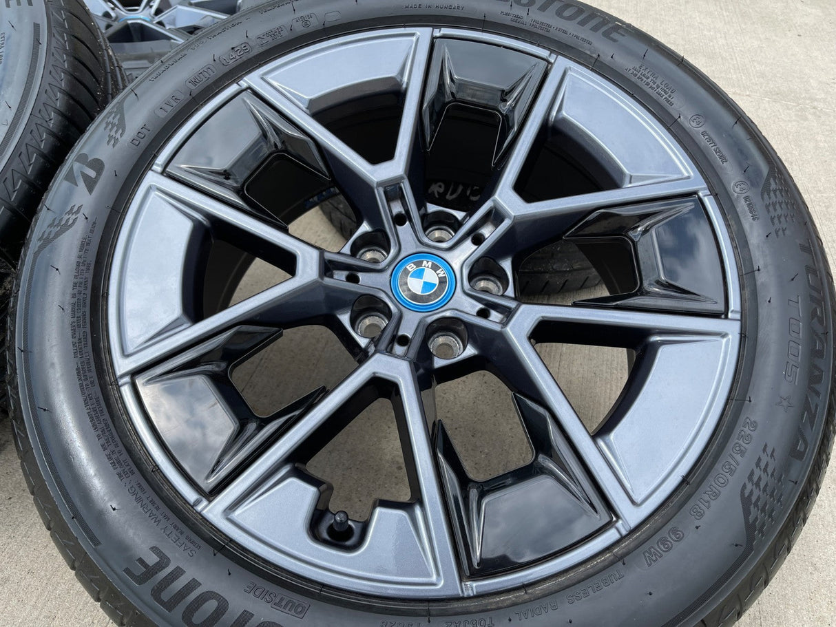 18" BMW OEM 4 5 Series wheels rims 86629 86630 i4 i5 2023 2024 2025 2026 2027 Texas Truck Tire
