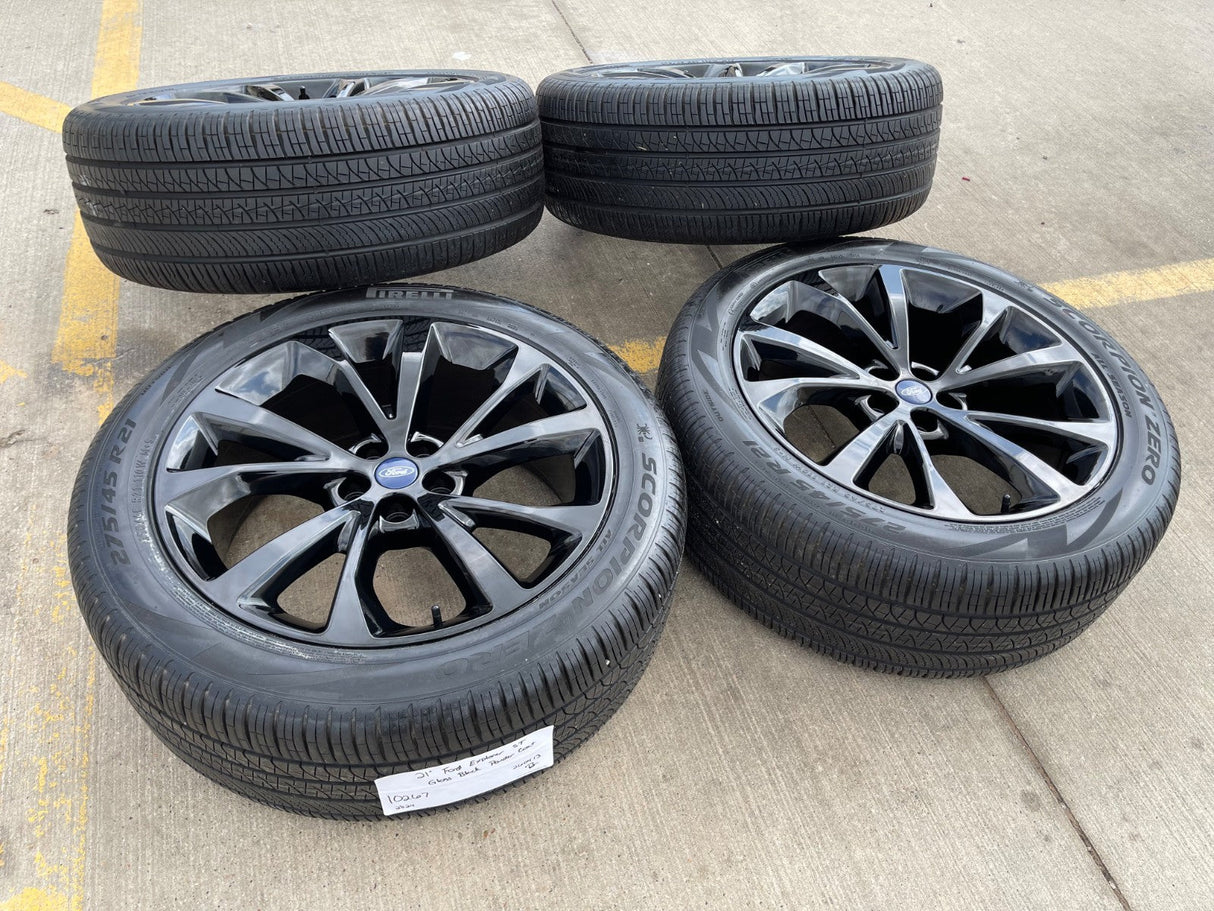 21" Ford Explorer ST OEM 10476 rims wheels Lincoln Aviator 2025 2026 2027 NEW Texas Truck Tire