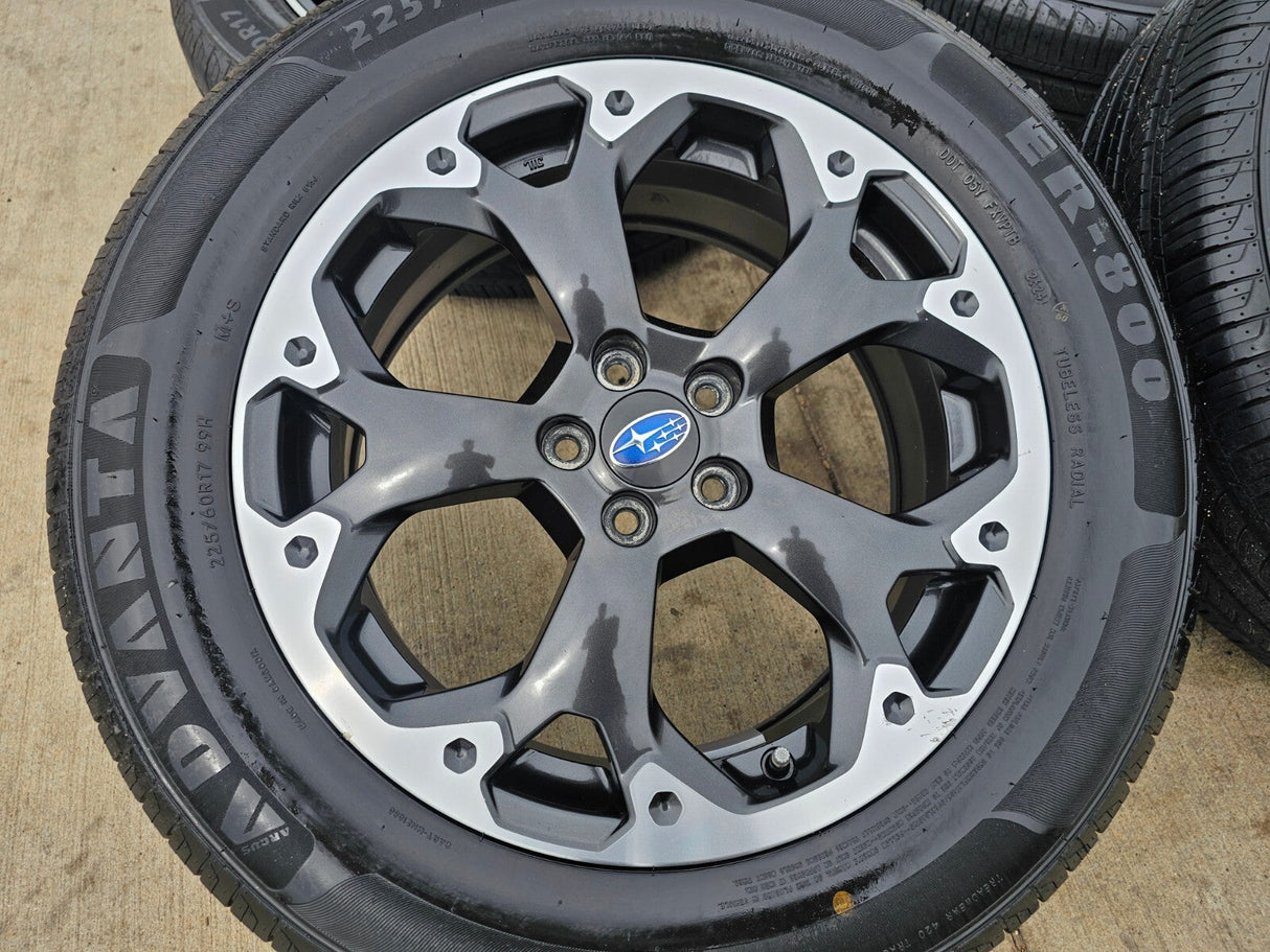 17" Subaru XV Crosstrek OEM 68900 wheels rims tires 2022 2023 2024 2025 Texas Truck Tire