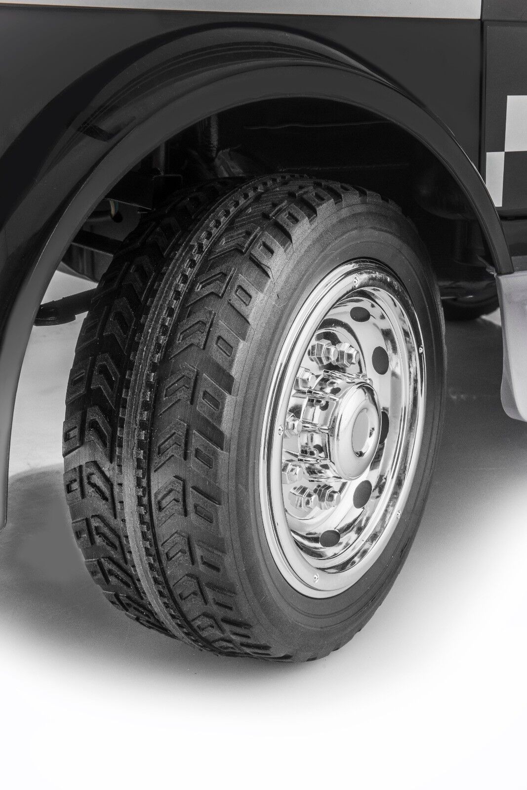 SUPERtrax® Large Truck Emergency Children's Ride On 4WD Law Enforcement Vehicle - Ebony.