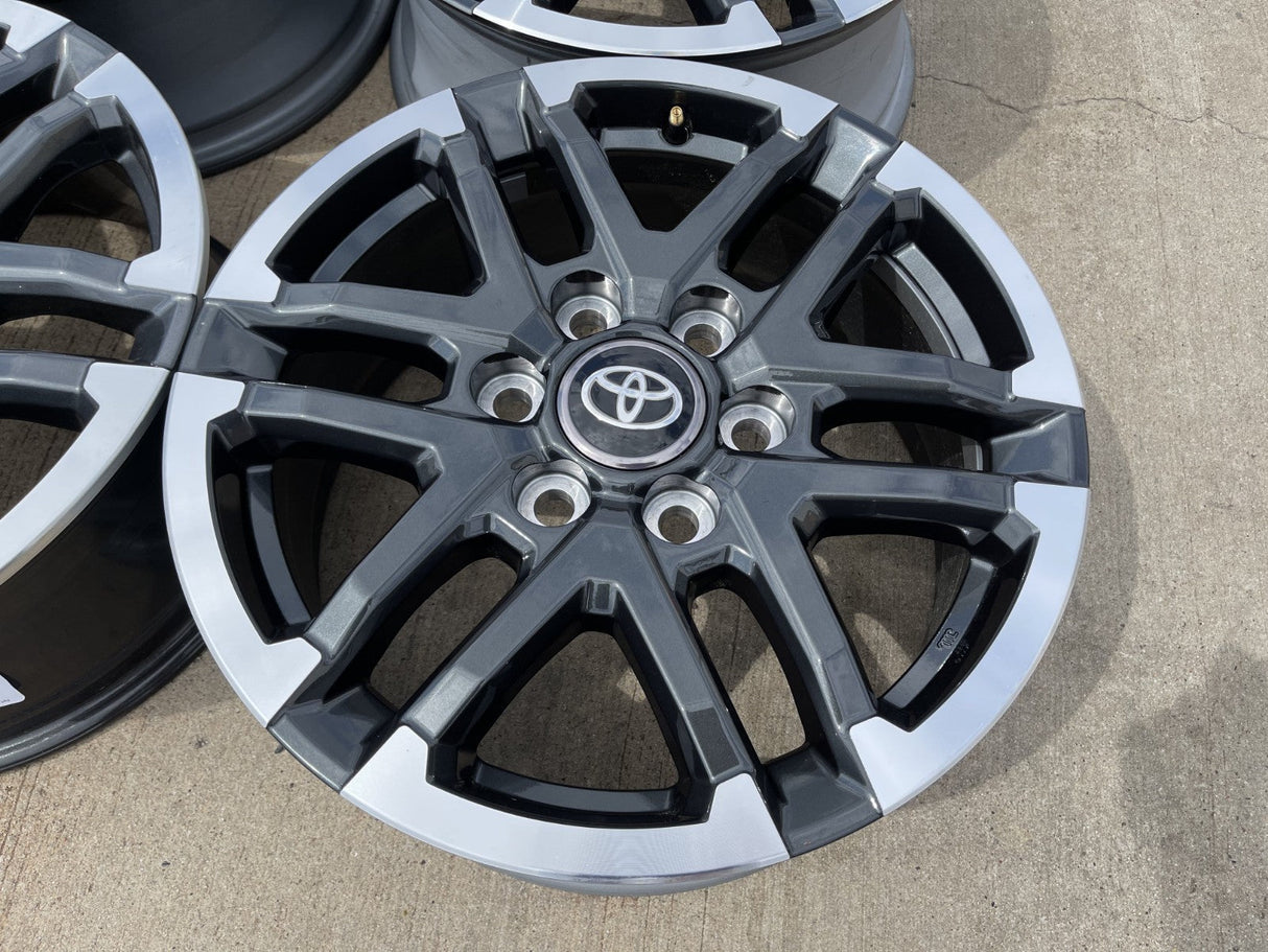 18" Toyota Tacoma TRD OEM wheels rims 10641 4Runner 2024 2025 2026 2027 NEW Texas Truck Tire