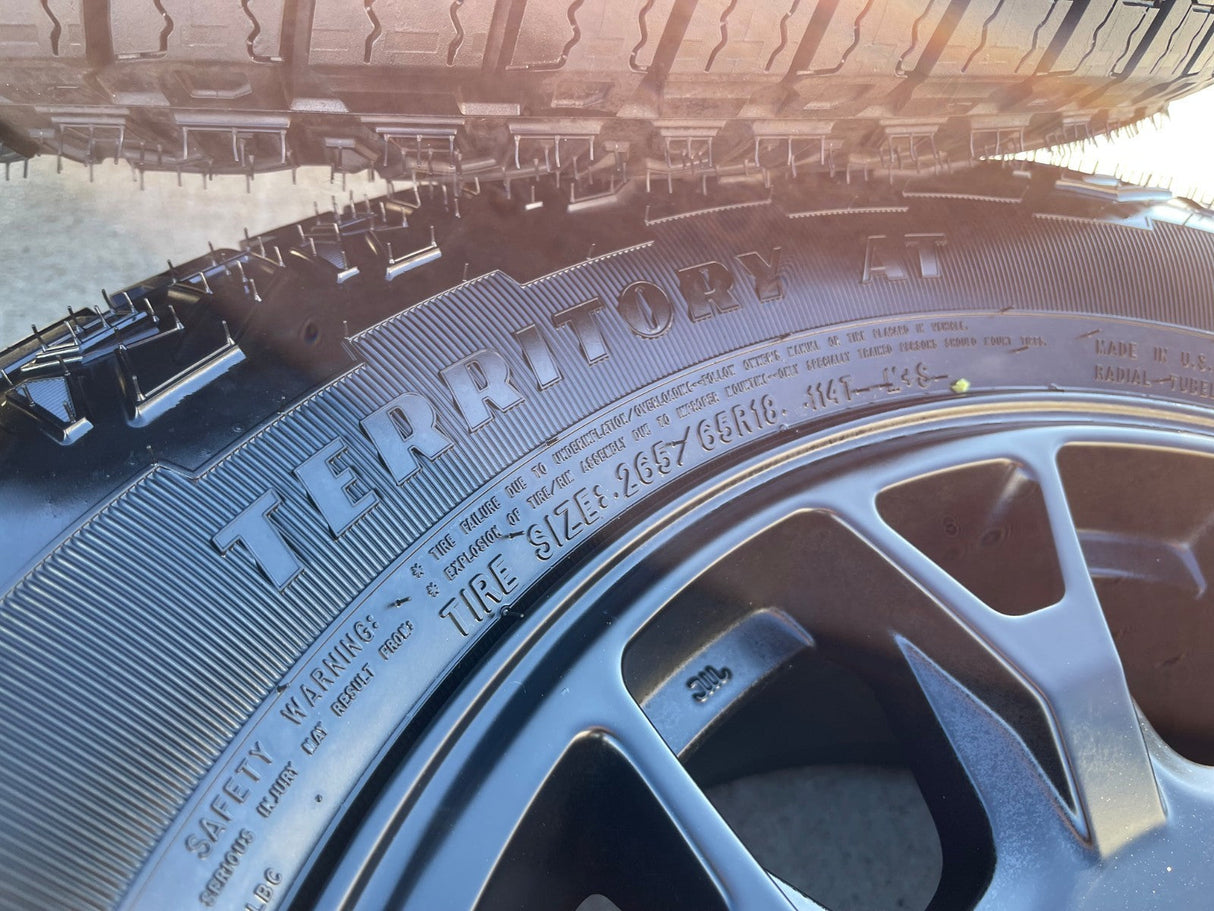 18" Toyota Tacoma 4Runner TRD Pro OEM 95973 wheels rims 2025 2026 GOODYEAR NEW Texas Truck Tire