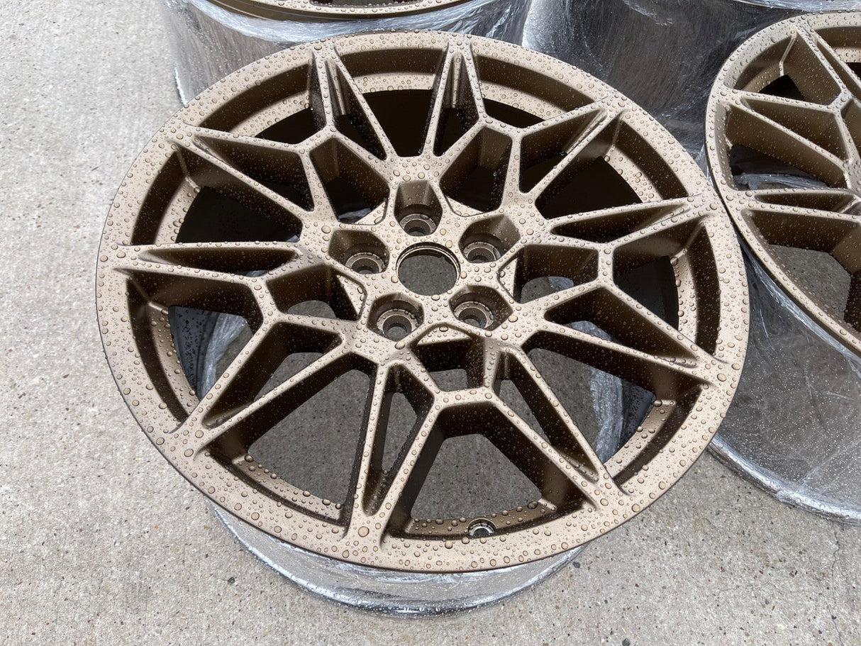 19" Ford Mustang GT Track Pack OEM 10600 10603 Bronze wheels rims 2025 2026 NEW Texas Truck Tire