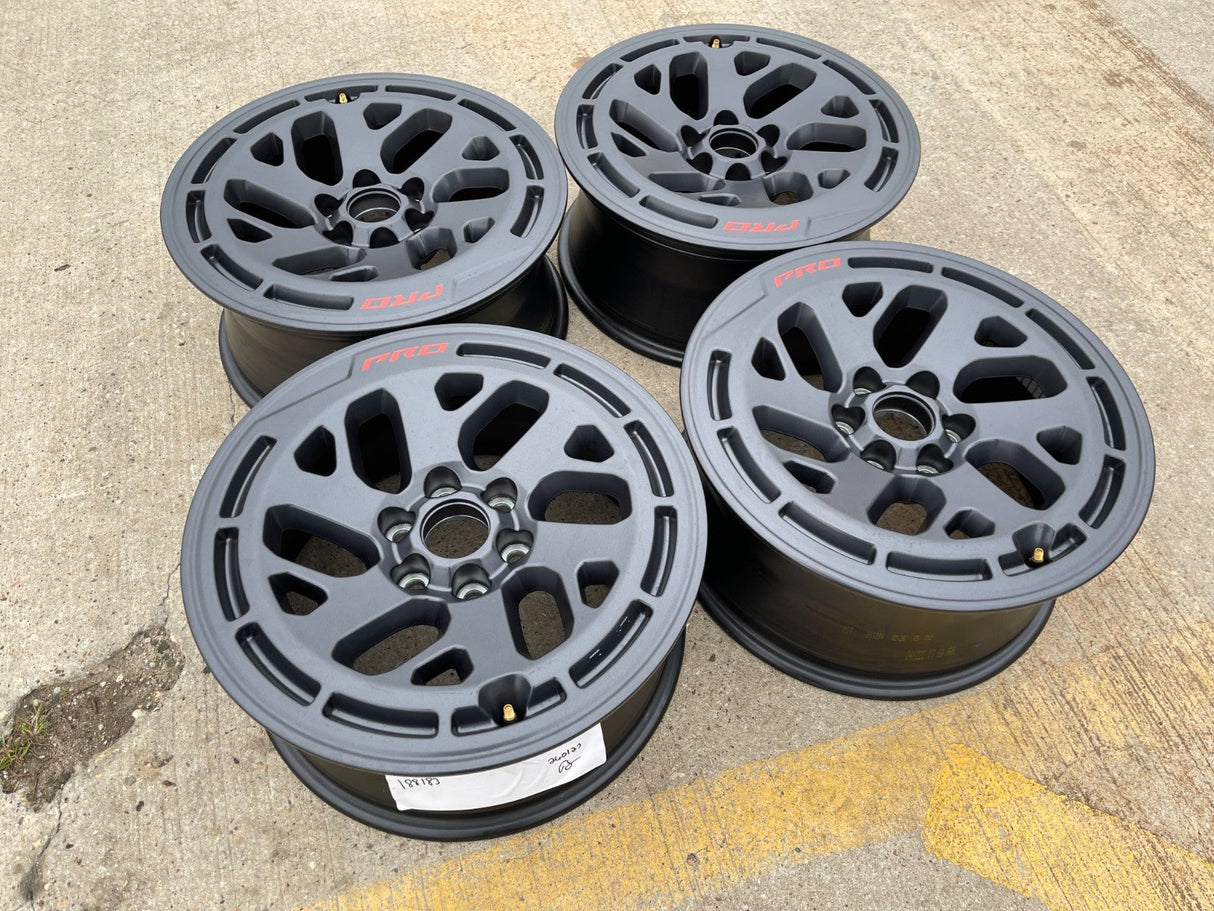 17" Nissan Frontier X-PRO OEM Desert Runner wheels rims 2024 2025 2026 NEW Texas Truck Tire