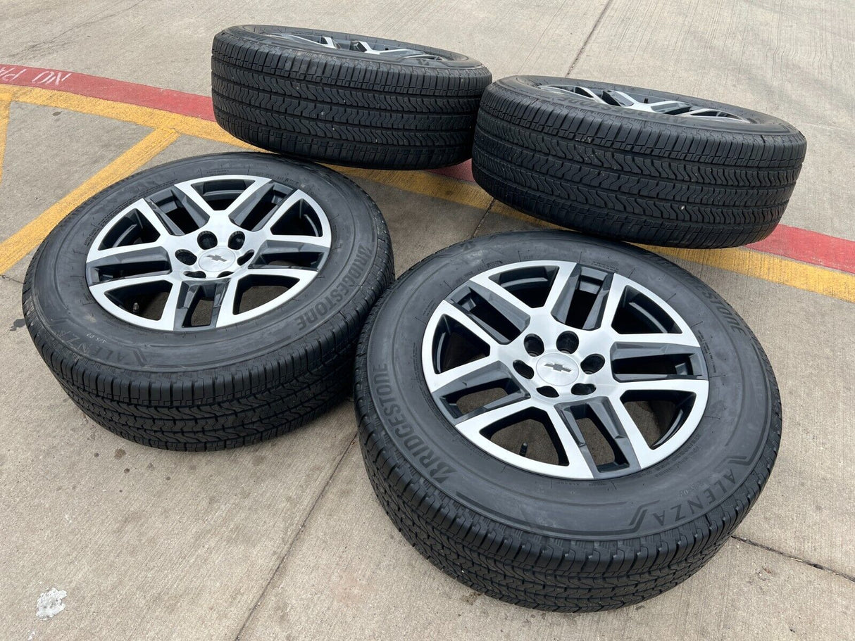 20" Chevy Silverado Tahoe ZR2 GMC OEM 5913 wheels rims tires Texas Truck Tire