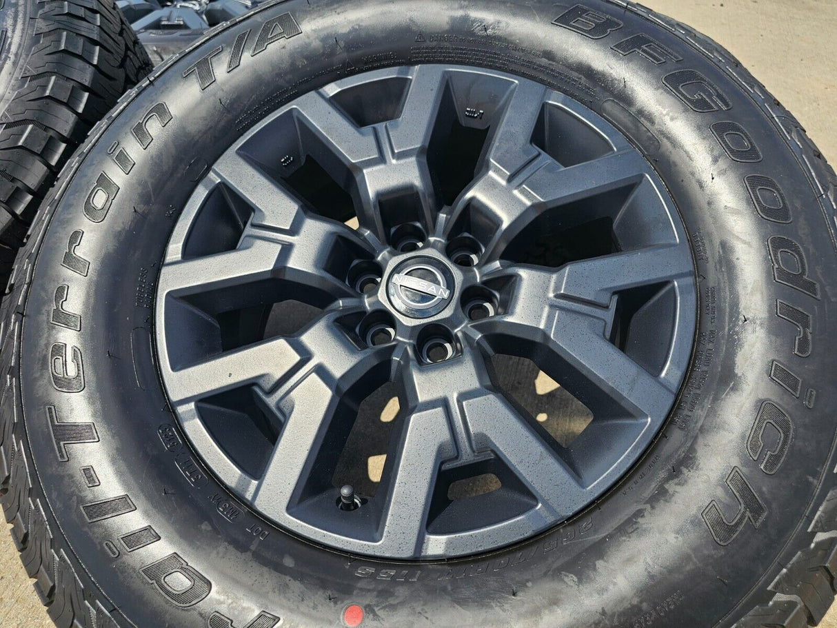 17" Nissan Frontier OEM Desert Runner 62832 wheels rims tires 2023 2024 2025 NEW Texas Truck Tire