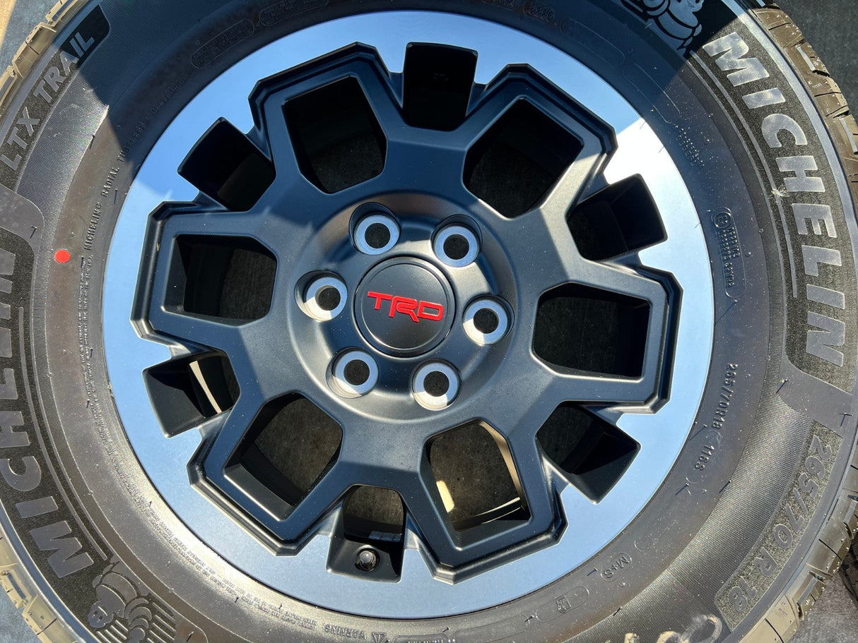 18" Toyota Tacoma 4Runner TRD OEM 94199 wheels rims 2024 2025 2026 NEW MICHELIN Texas Truck Tire