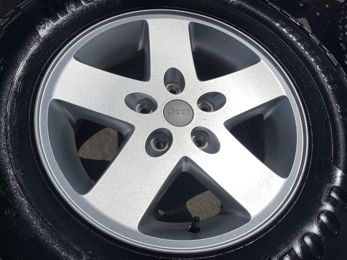 17" Jeep Gladiator OEM wheels rims 9074 Wrangler GOODYEAR TERRITORY A/T NEW Texas Truck Tire