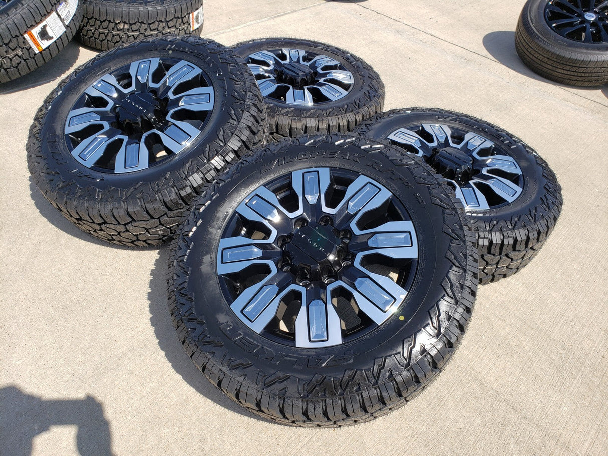 20" GMC Sierra DENALI ULTIMATE 2500 3500 OEM 5958 14138 wheels rims R/T NEW Texas Truck Tire