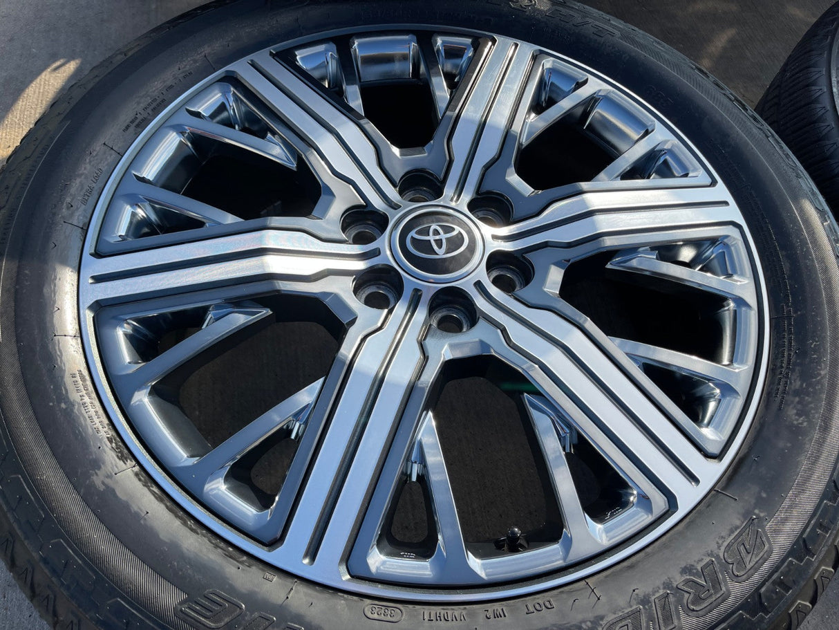 22" Toyota Tundra Sequoia OEM wheels rims 75282 Land Cruiser GX550 CAPSTONE Texas Truck Tire