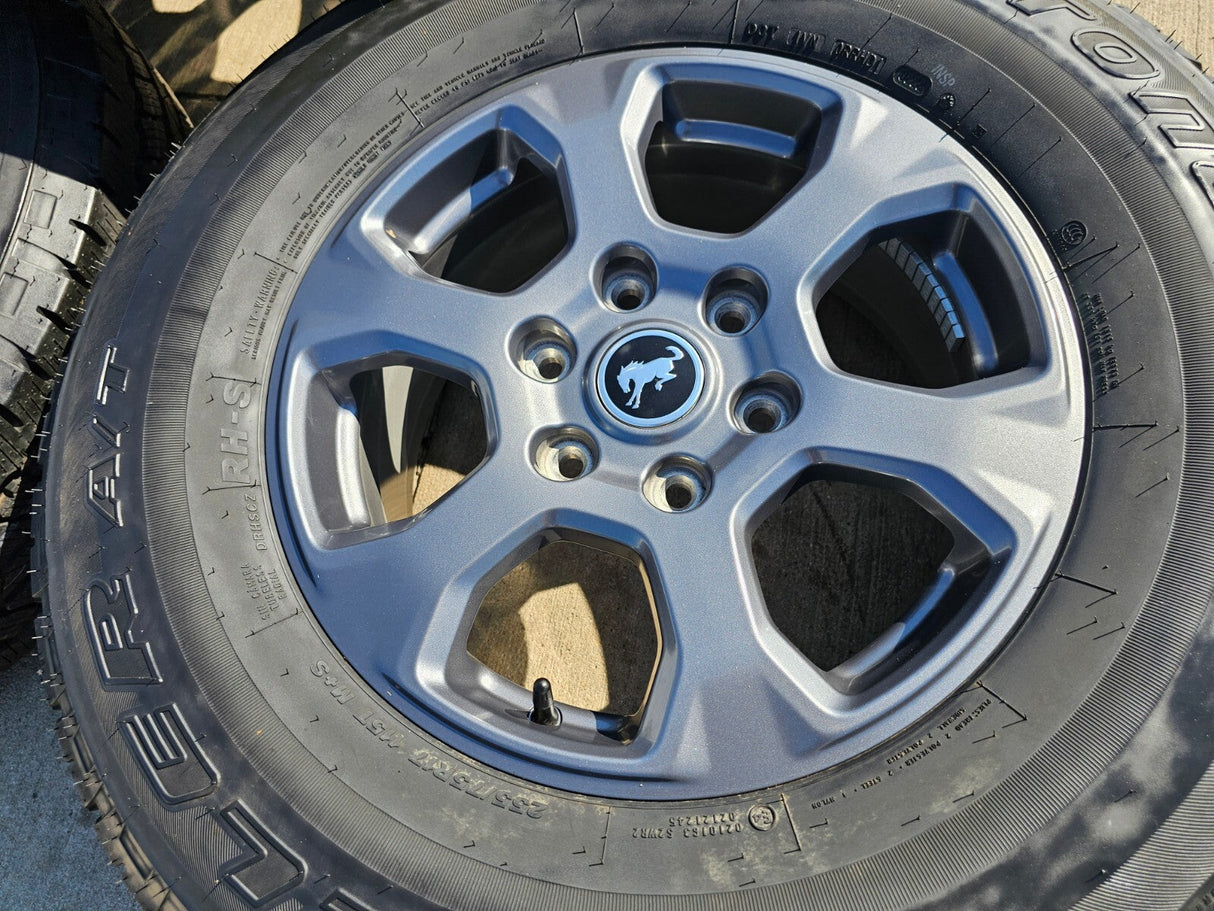 17" Ford Bronco Big Bend wheels rims 10384 OEM Ranger 2023 2024 2025 2026 NEW Texas Truck Tire