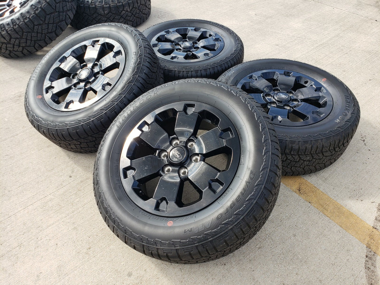 18" Ford Ranger TREMOR Bronco OEM black wheels rims 10282 NEW Texas Truck Tire