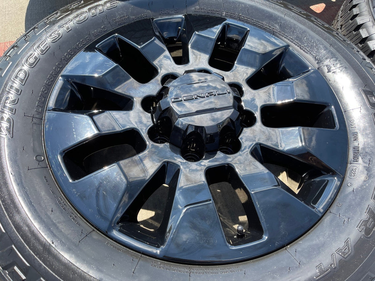 20" GMC Sierra DENALI Chevy Silverado 2500 3500 OEM 5960 5947 wheels rims NEW Texas Truck Tire