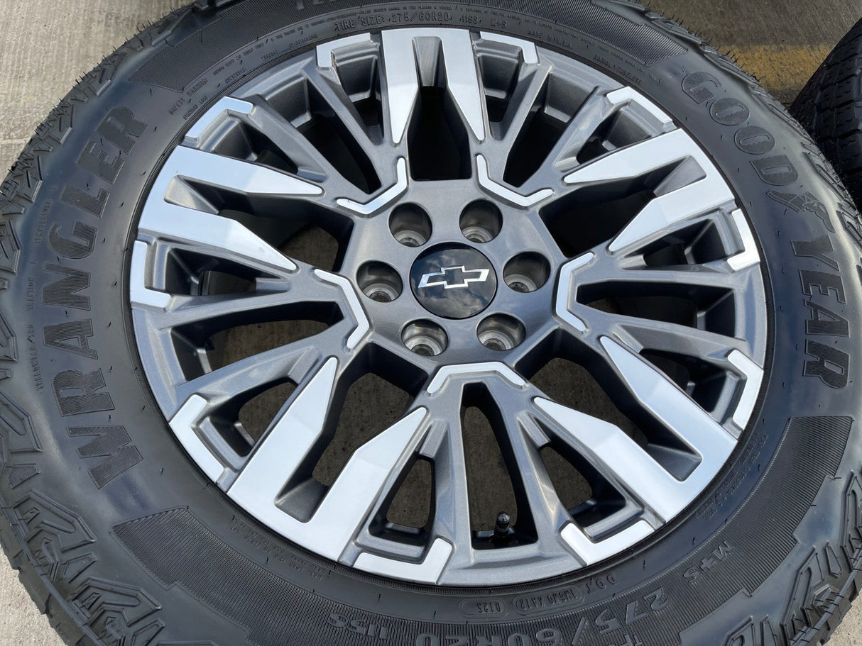 20" Chevy Silverado Z71 GMC Sierra Canyon Colorado OEM wheels rims 2025 2026 Texas Truck Tire