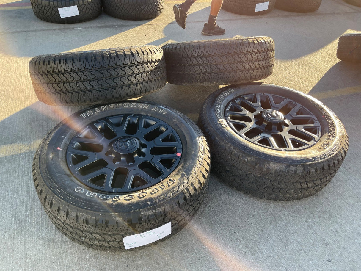 20" Dodge Ram 2500 3500 LARAMIE OEM 51649 wheels rims 2025 2026 Texas Truck Tire