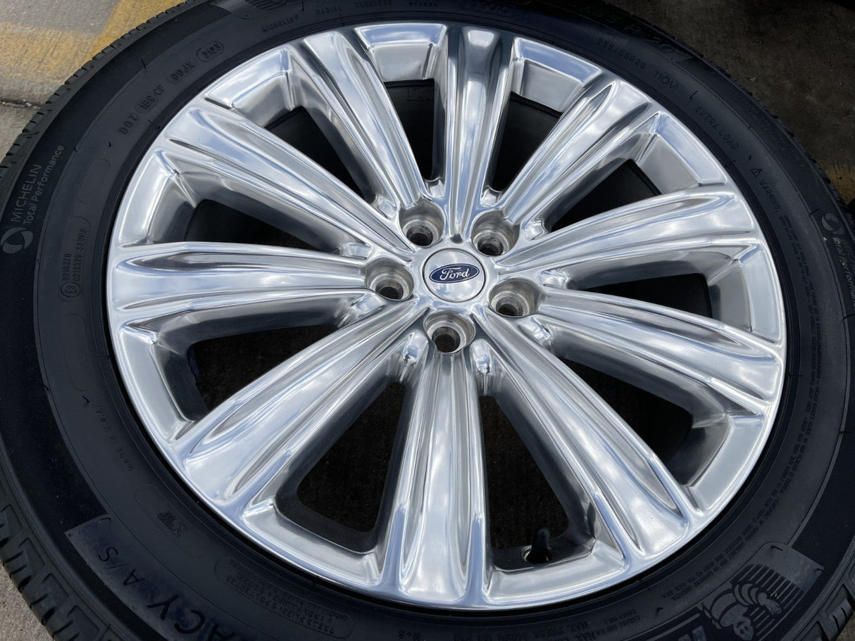 20" Ford Explorer Limited OEM rims wheels 10269 Lincoln Aviator MICHELIN Texas Truck Tire