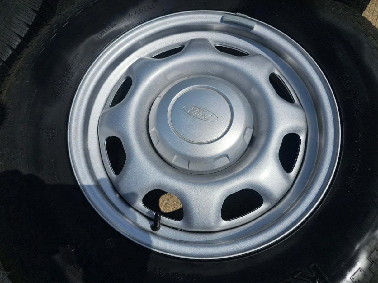 17" Ford F-150 OEM rims wheels 3857 tires steel 2020 2021 2022 2023 2024 2025 Texas Truck Tire