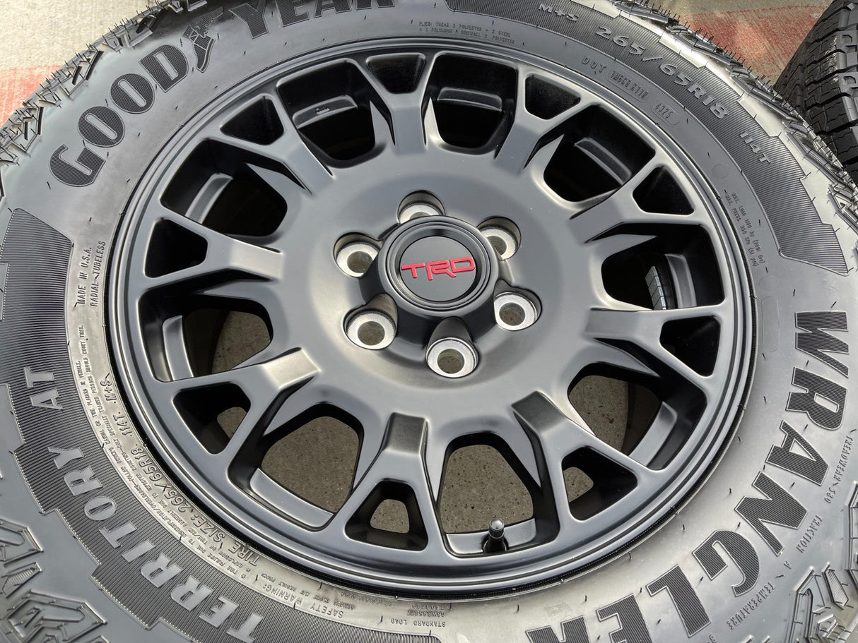 18" Toyota Tacoma 4Runner TRD Pro OEM 95973 wheels rims 2025 2026 GOODYEAR NEW Texas Truck Tire