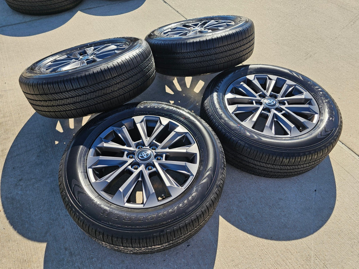 20" Toyota Land Cruiser OEM wheels rims 94057 Tundra Sequoia 2024 2025 2026 NEW Texas Truck Tire