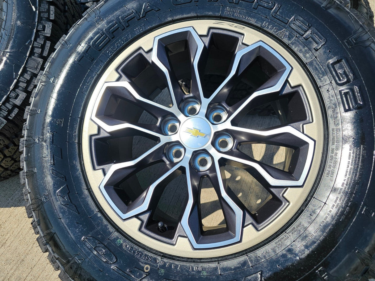 17" Chevy Colorado ZR2 OEM 5891 wheels rims tires GMC Canyon NEW Texas Truck Tire