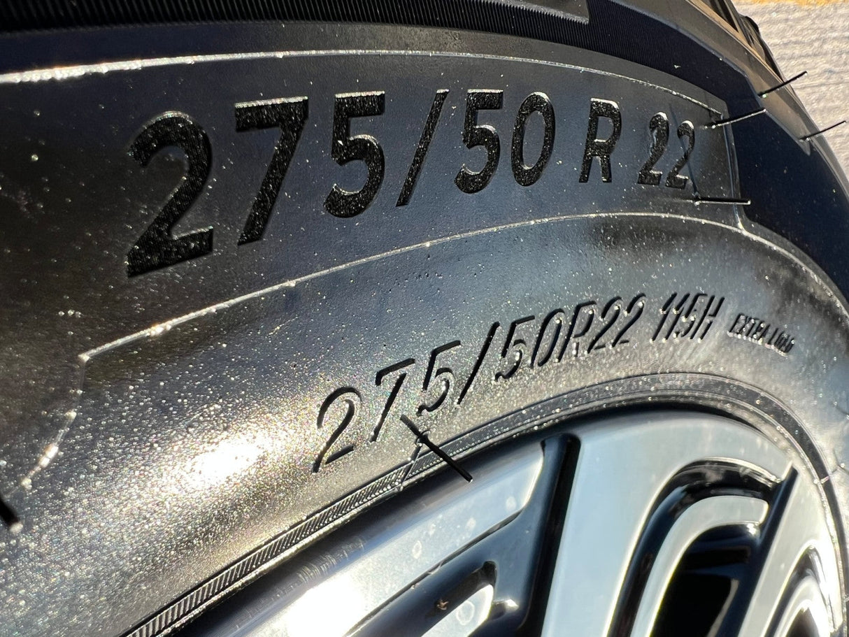 22" Lincoln Navigator OEM 10666 rims wheels BLACK LABEL 2025 2026 MICHELIN NEW Texas Truck Tire