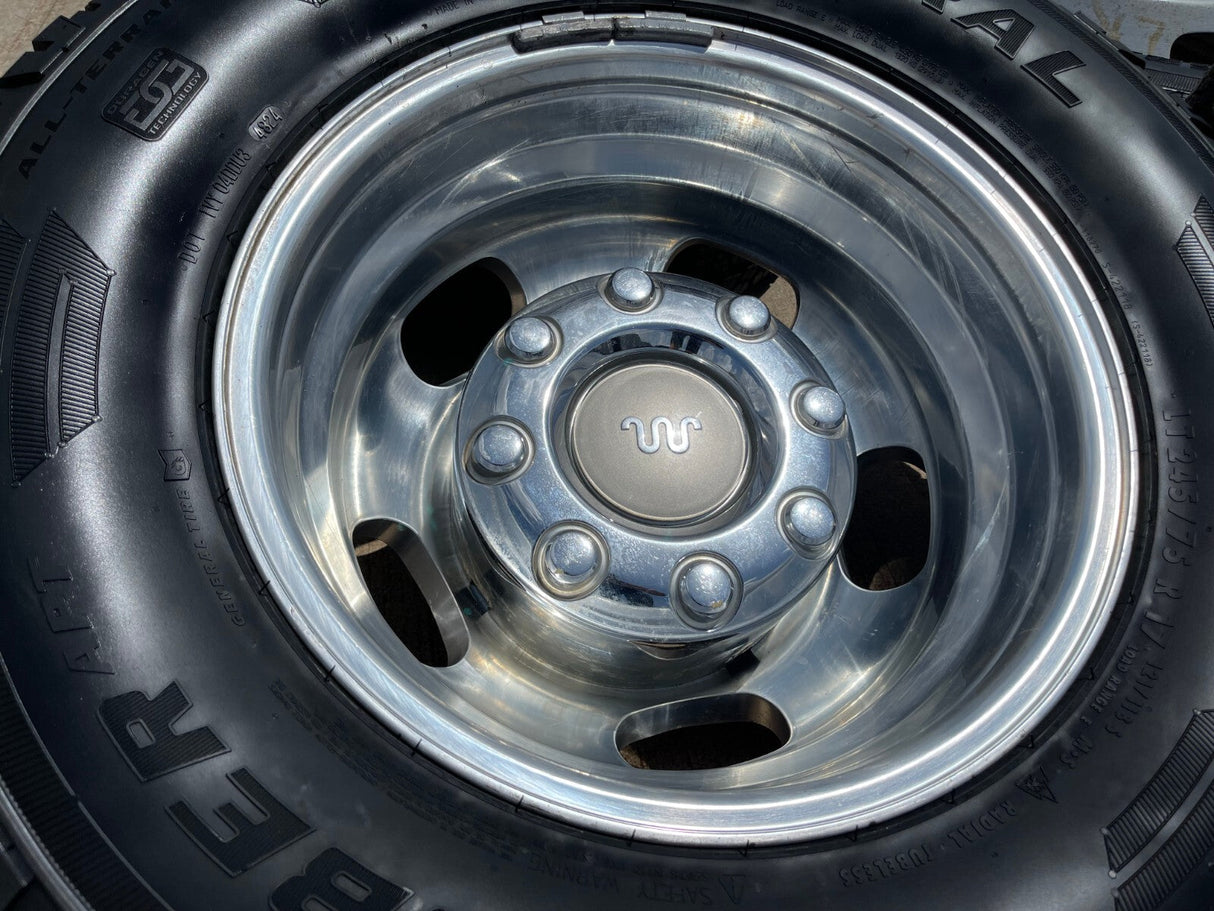 17" Ford F-350 Dually OEM 10477 10478 rims wheels 2024 2025 2026 GENERAL A/T NEW Texas Truck Tire
