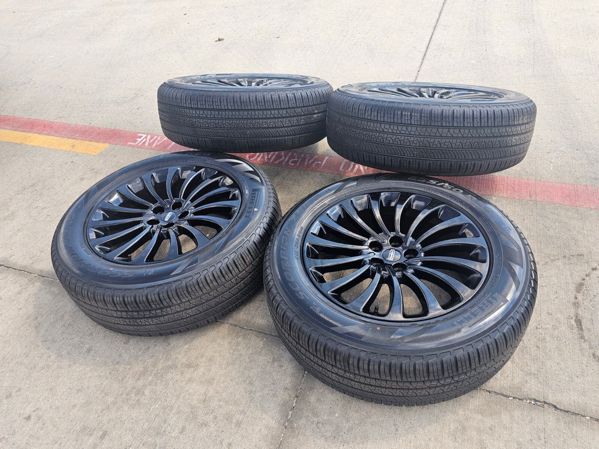 20" Lincoln Aviator Black Label OEM rims wheels 10189 Explorer 2024 2025 NEW Texas Truck Tire