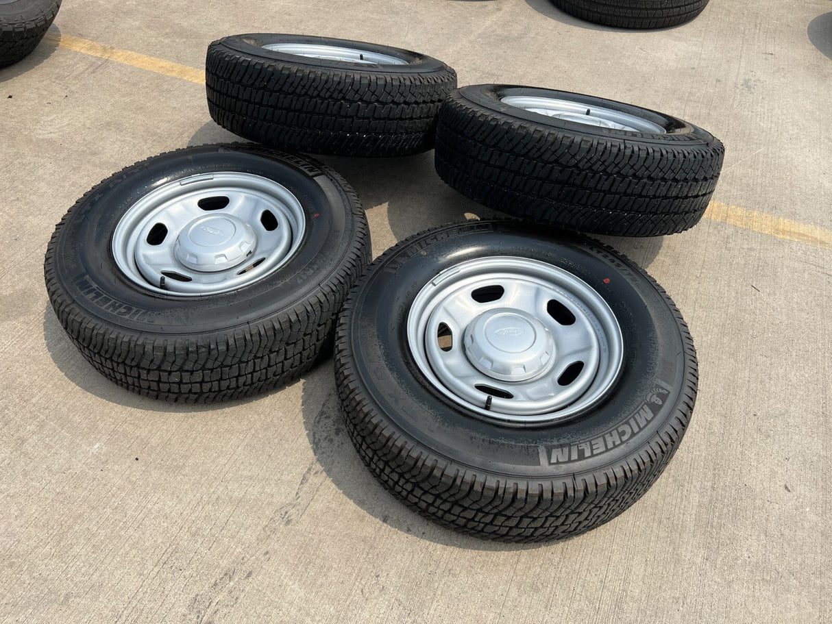 17" Ford F-250 F-350 OEM 3828 wheels rims tires MICHELIN 2023 2024 2025 2026 NEW Texas Truck Tire
