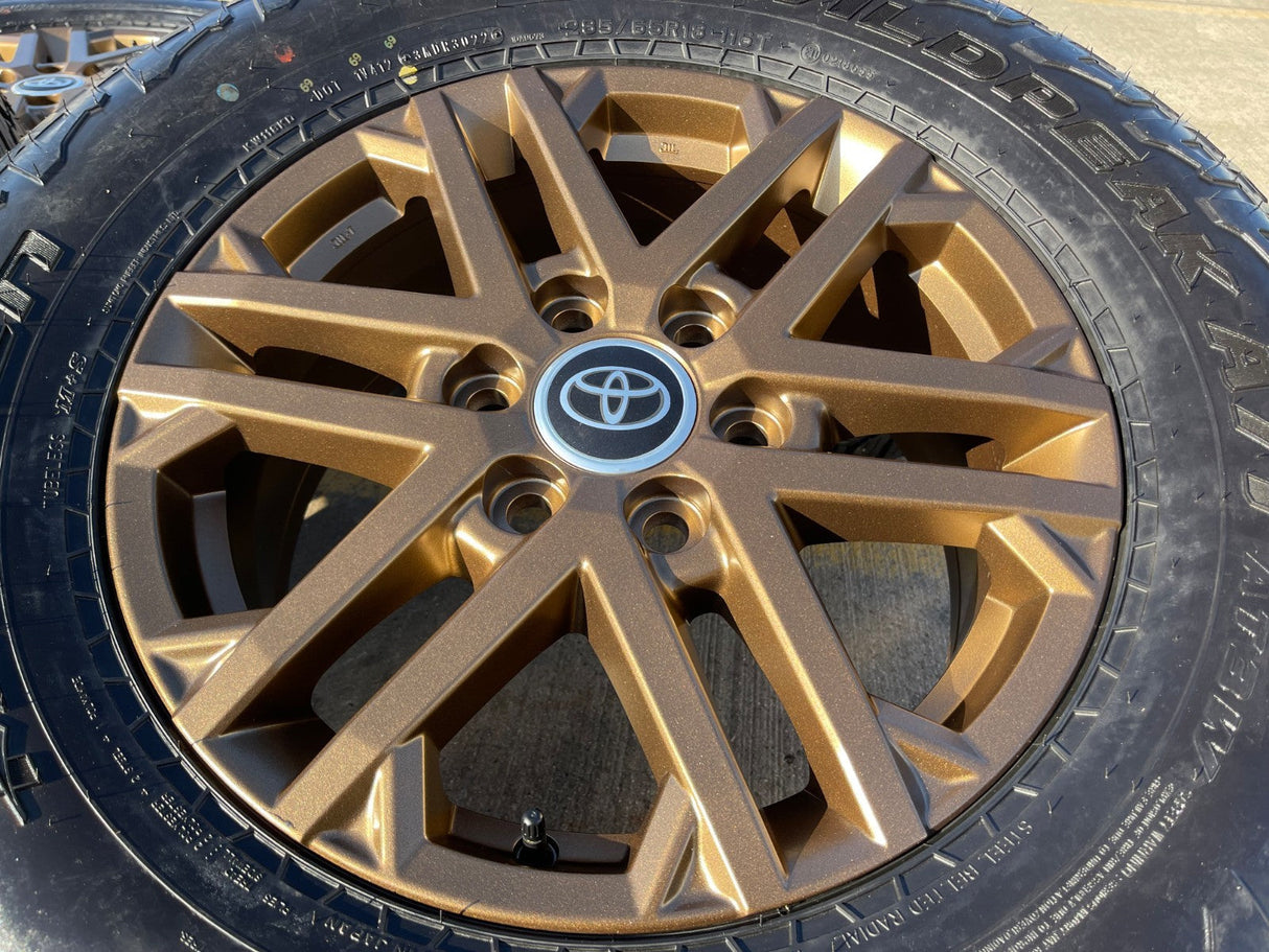 18" Toyota Tundra TRD OEM wheels rims 75281 Sequoia LX600 2025 2026 NEW FALKEN Texas Truck Tire