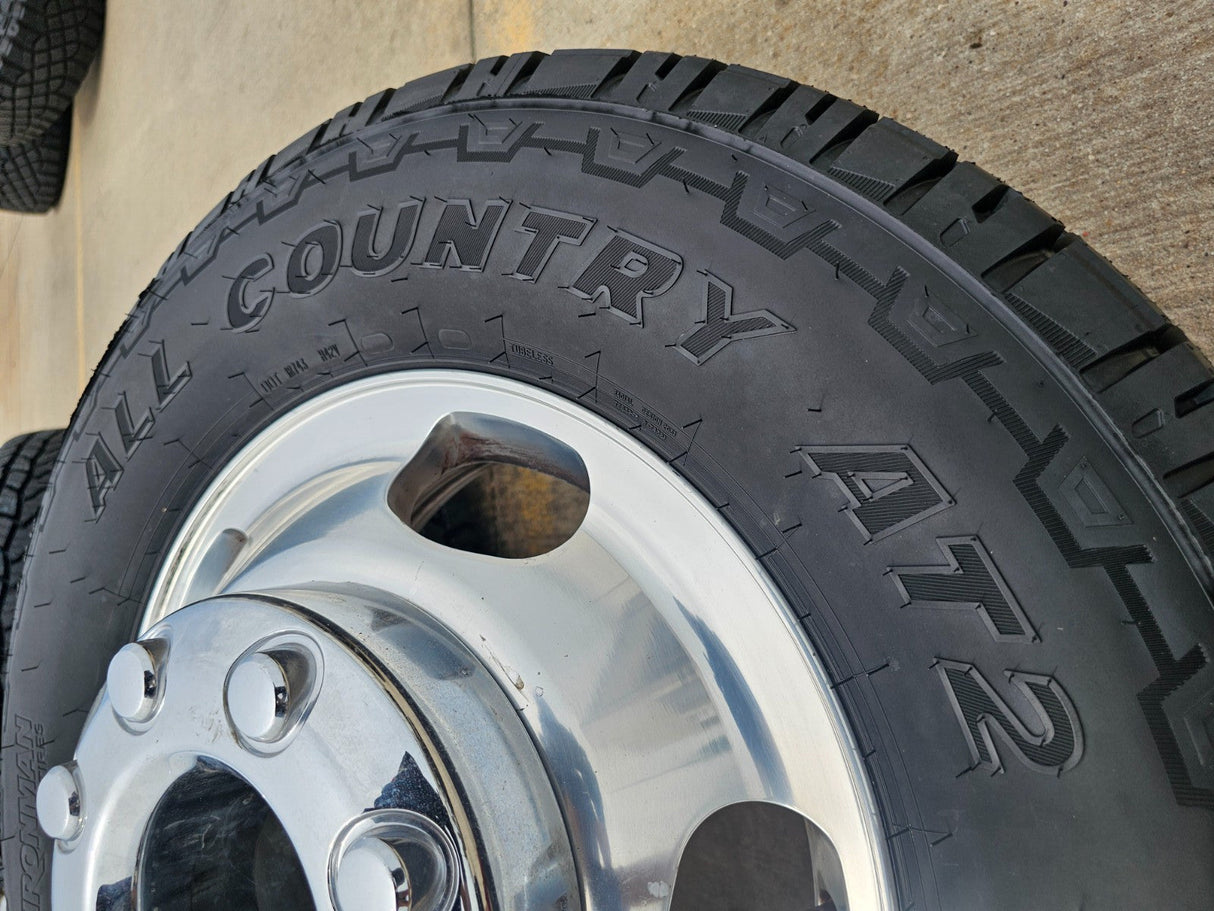 17" Ford F-350 Dually OEM 10477 10478 rims wheels 2024 2025 2026 IRONMAN A/T NEW Texas Truck Tire