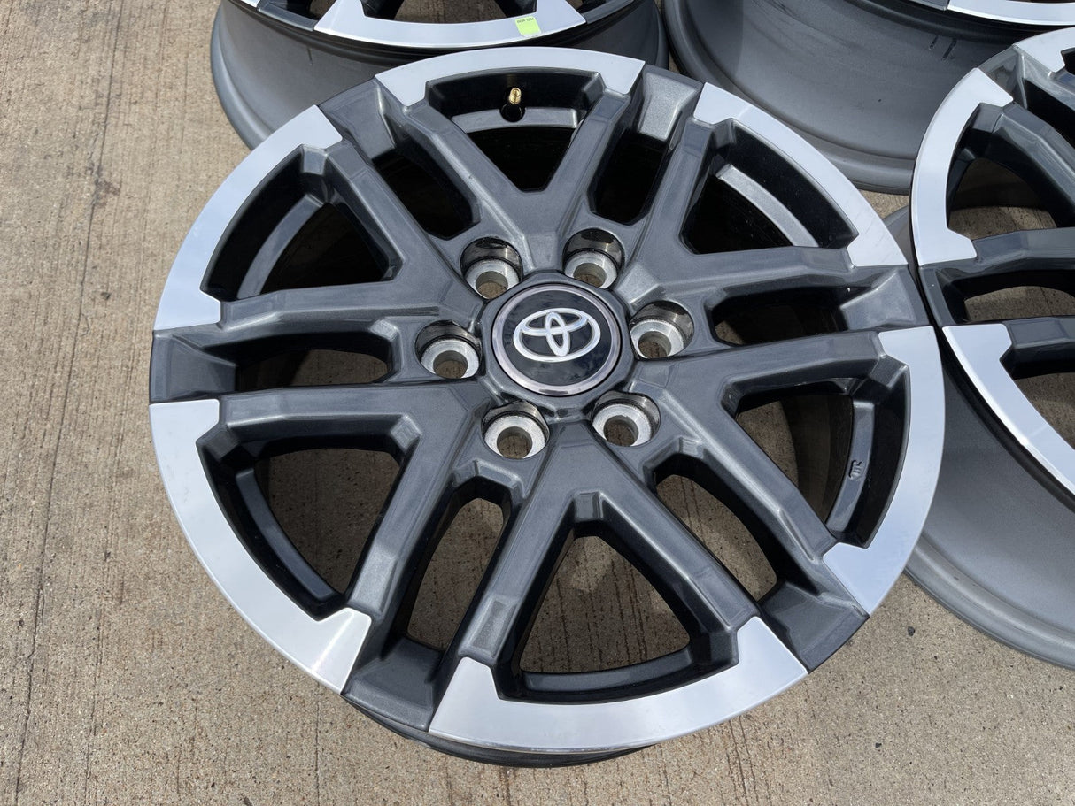 18" Toyota Tacoma TRD OEM wheels rims 10641 4Runner 2024 2025 2026 2027 NEW Texas Truck Tire