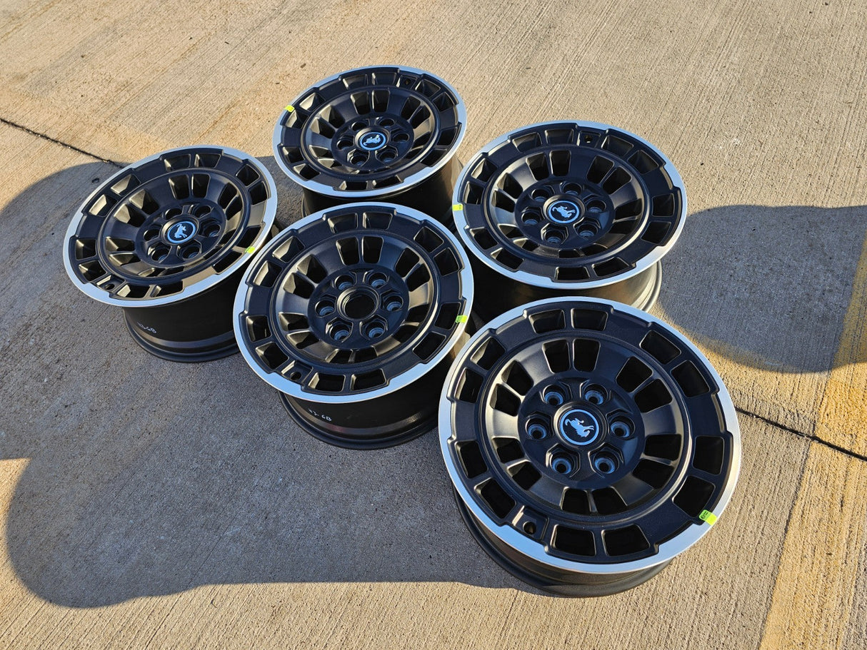 (5) 17" Ford Bronco wheels rims OEM 22025 Ranger 2023 2024 2025 2026 NEW Texas Truck Tire