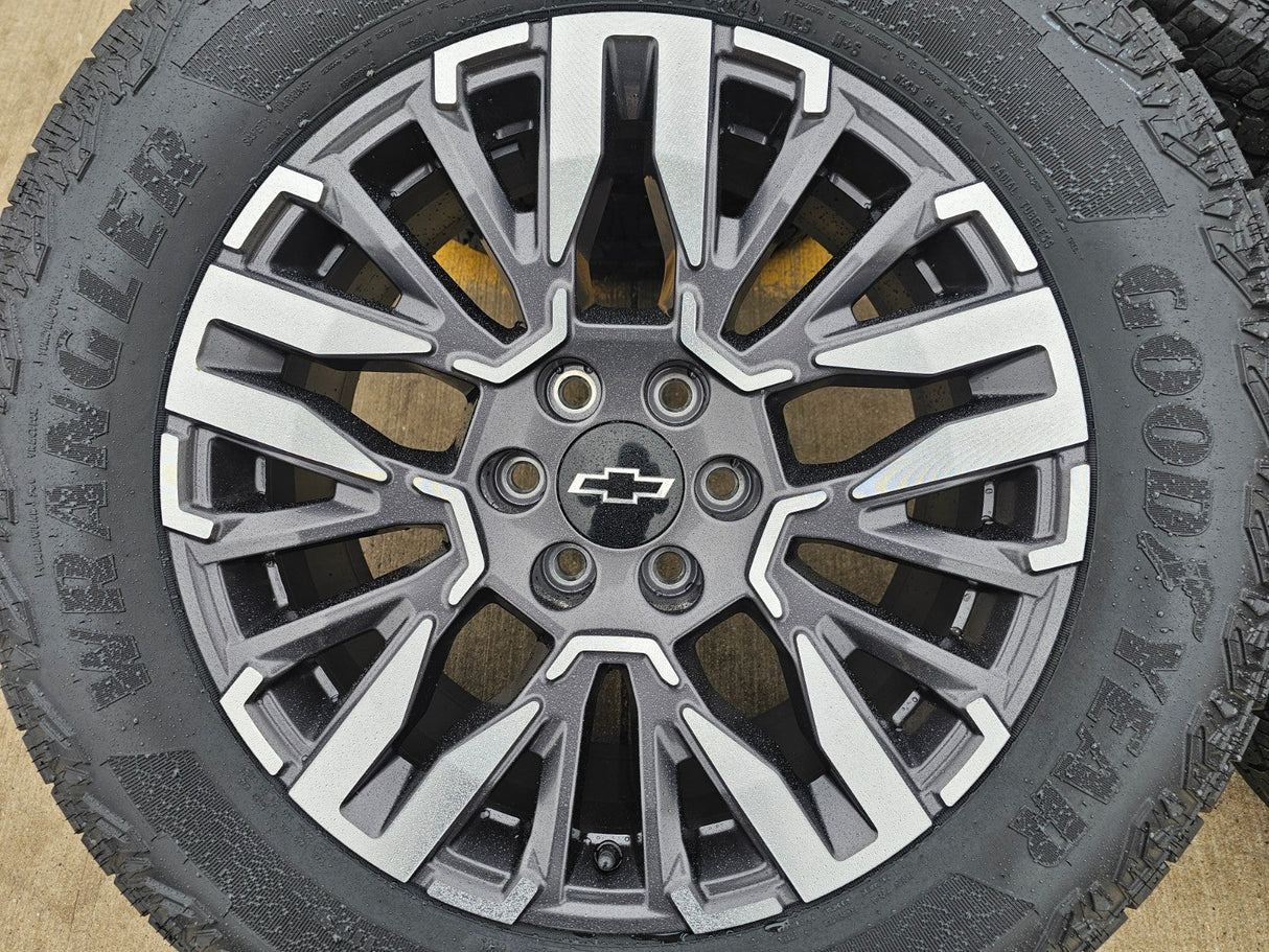 20" Chevy Silverado Z71 GMC Sierra Canyon Colorado OEM wheels rims 2025 2026 NEW Texas Truck Tire