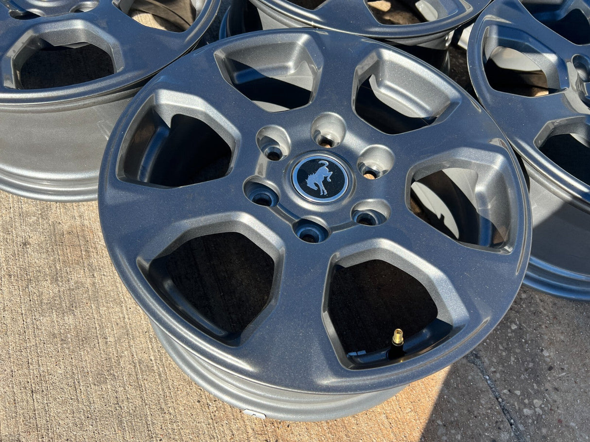 (5) 17" Ford Bronco 2023 2024 2025 2026 wheels rims 10384 OEM Ranger GRAY NEW Texas Truck Tire