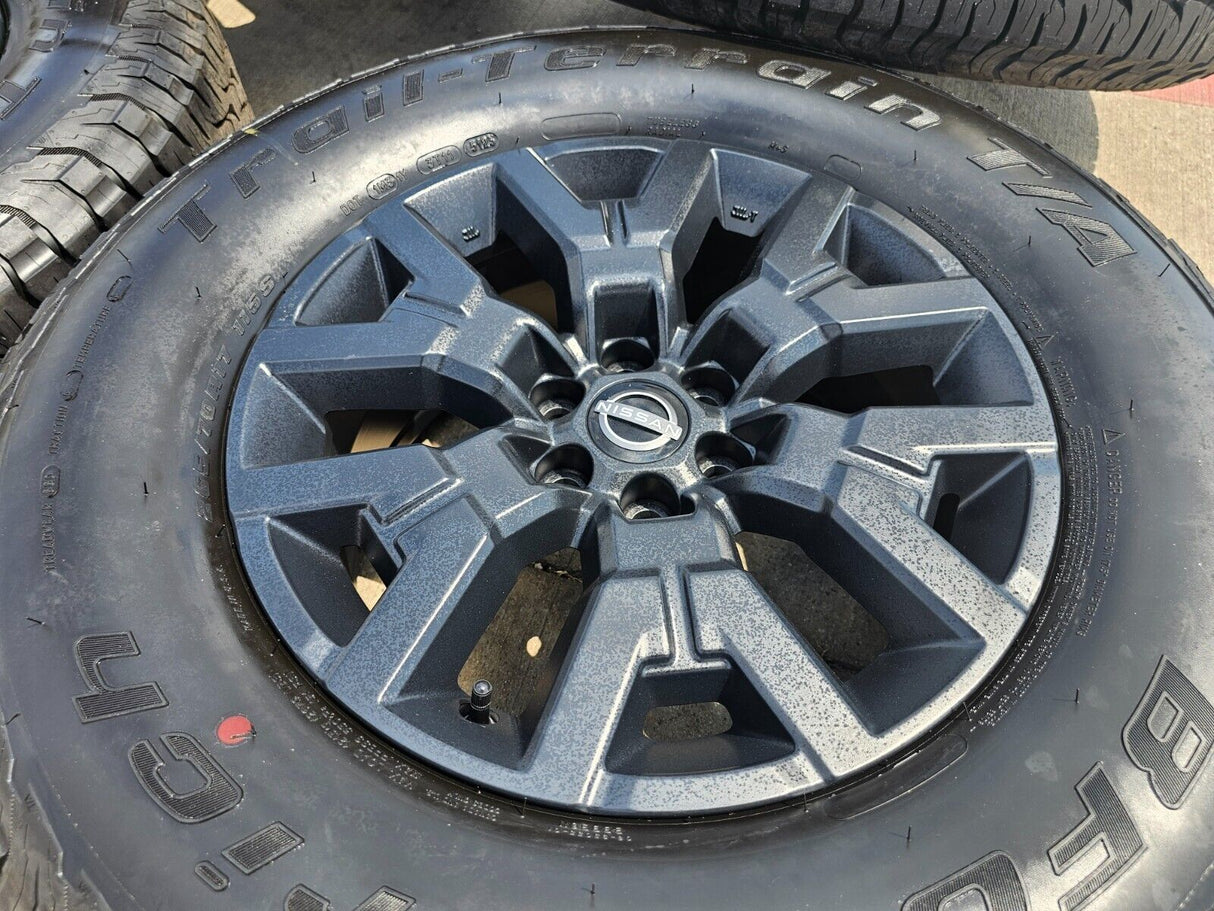 17" Nissan Frontier OEM Desert Runner 62832 wheels rims tires 2023 2024 2025 NEW Texas Truck Tire