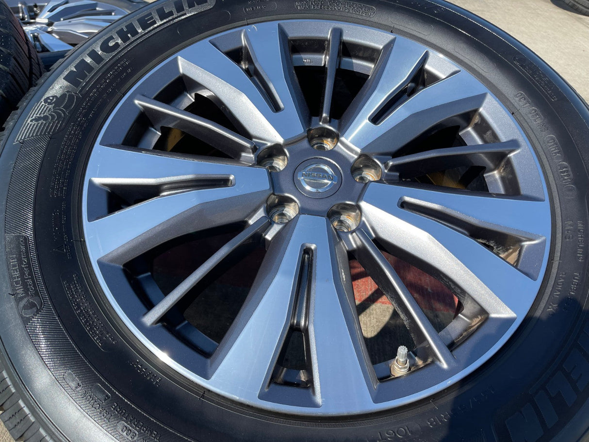 18" Nissan Pathfinder Murano FX35 FX45 QX60 OEM 62742 wheels rims MICHELIN Texas Truck Tire