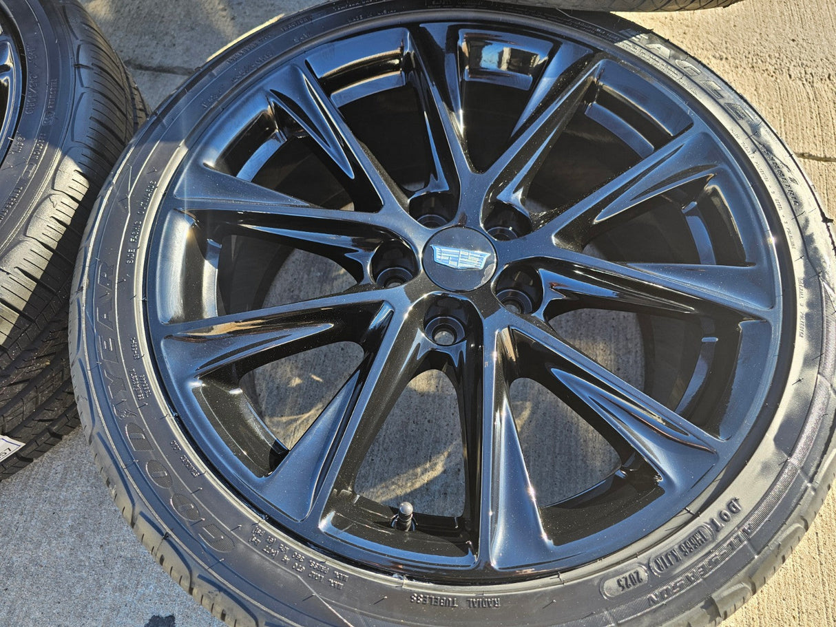 19" Cadillac CT5 CT5-V Platinum OEM 4840 wheels rims 84894843 2024 2025 2026 NEW Texas Truck Tire