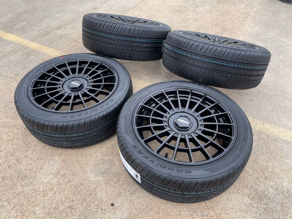 20x8.5 Rotiform LAS-R wheels rims 5x114 5x4.5 Camry Sienna Rav4 Charger NEW Texas Truck Tire